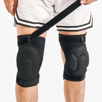 Подкрепа за коляното 1 чифт неплъзгащи се коляното скоби за избягване на сблъсък Подложки за коляното за жени със странични стабилизатори Скоба за коляното