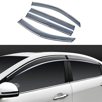 Подходящ за VW Sharan аксесоари 2010-2019 Прозорец сенник сенник щит спойлер декоративна рамка стикер