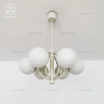 Полилей Баухаус Космическа епоха Creative Nordic Simple Living Room Main Lamp Средна антична лампа