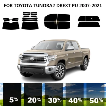 Предварително изрязана нанокерамика кола UV комплект за оцветяване на прозорци Автомобилно фолио за прозорци за TOYOTA TUNDRA2 DREXT PU 2007-2021