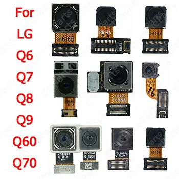Предна задна задна камера за селфи камера за LG Q6 Q7 Q8 Q9 Q60 Q70 Резервна резервна част на модула за задна камера Flex кабел