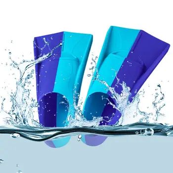 Професионален възрастен Гъвкав комфорт TPR Неплъзгащо плуване Водолазни плавници Гумени шнорхел Плавници за плуване Водни спортове Плажни обувки