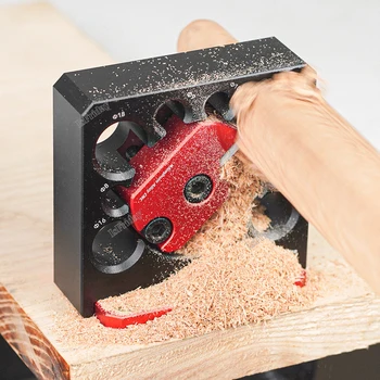 Регулируем дюбел Maker метричен 8mm-20mm с карбид острие електрически бормашина фрезоване дюбел кръгъл прът дървообработване спомагателен инструмент