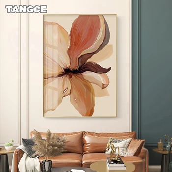 Реколта цветя платно живопис цъфтят ботанически печат плакат абстрактно стена изкуство картини хол спалня декор таванско помещение стил