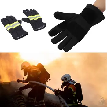 Светлоотразителна каишка Пожарникарски ръкавици Пожарникар обучение Огнезащитни пожароустойчиви ръкавици Термостабилност Износоустойчивост