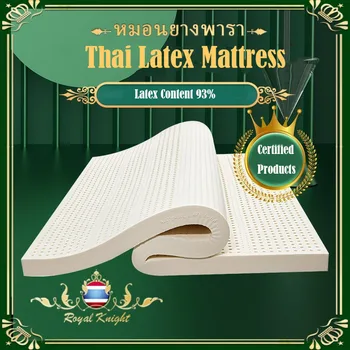 Сгъстяване спалня легло матраци естествени тайландски латекс матрак общежитие спящ единичен медицински ортопедичен гъвкав матрак