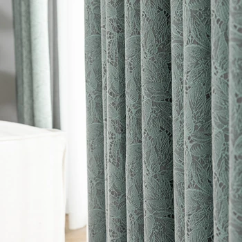 Скандинавски завеси за всекидневна трапезария спалня по поръчка модерен луксозен минималистичен американски дантела врата прозорец завеса декорация дома