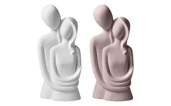 Смола Абстрактна фигура Статуя Орнамент Двойка Скулптура Любовници Прегръдка Статуя Скандинавски Прост стил Любовни скулптури за спалня