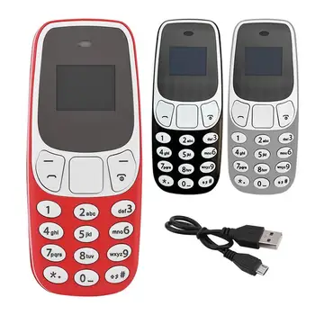 Старши телефон за възрастни миниатюрни мобилни телефони с Mp3 плейър мини мобилен телефон с бутон за набиране за деца възрастни за