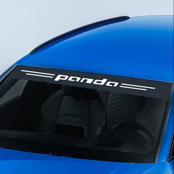 Стикери за предното стъкло на автомобила Мода Спорт PVC винил Decals Декорация Екстериор модифицирани аксесоари за Fiat Panda 169 2 141