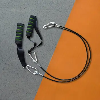 Стоманено телено въже Фитнес ролка кабел подмяна за многократна употреба разширение фитнес кабел кабел машина за натискане надолу вътрешен фитнес