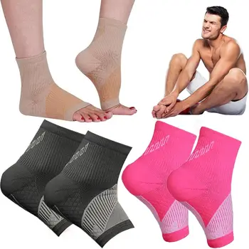 Стъпало Облекчаване на болката Невропатия Чорапи Найлон Успокояващи чорапи Дишаща плантарна фасциит Чорапи за жени Мъже Спорт Йога