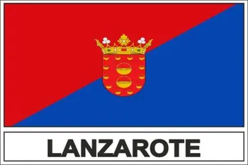 Творчески стикер флаг Lanzarotte за мотоциклет лаптоп кола RV SUV стена стикери