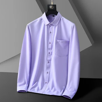 Твърди мъжки дамски бизнес ризи с дълъг ръкав многоцветни големи размери хлабав случайни мъжки женски върхове блузи