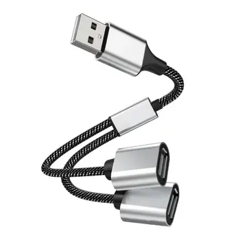 Тип C хъб разширения 4 порт USB кабел сплитер OTG адаптер за високоскоростен трансфер преносим конвертор за PC лаптоп Macbook