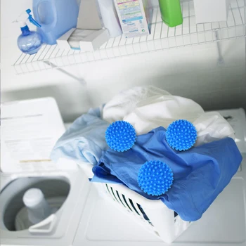 Топки за пране Почистване Сушене на омекотител за тъкани Топка за пералня Магически инструмент за пране PVC сушилня топки Продукти за пране