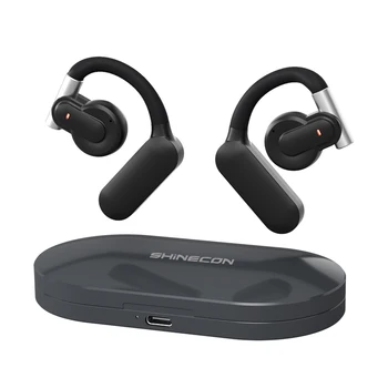 Ултратънки слушалки за въздушна проводимост Безжичен Bluetooth 5.3 слушалки отворени повиквания с висока разделителна способност Слушалки OWS слухови апарати Слушалки