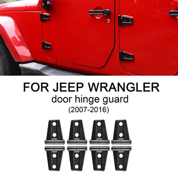 Универсални капаци за защита на пантите на вратите на автомобила за Jeep Wrangler JK JKU 2007-2016 Декорация Аксесоари за кола Екстериор
