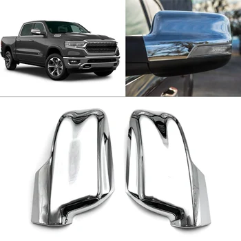 Хром кола огледало за обратно виждане страничен капак формоване тапицерия за Dodge Ram 1500 2019 2020 2021 2бр