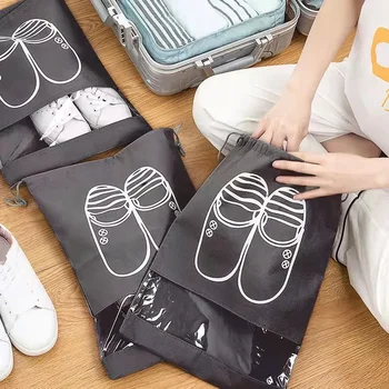 Чанта за обувки Водоустойчива прахоустойчива чанта за пътуване Преносима чанта за обувки за съхранение на обувки Организатор