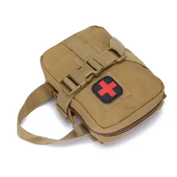 Чанта с голям капацитет 1бр Преносими многофункционални тактически комплекти за първа помощ Военни Edc торбичка Комплект за първа помощ Къмпинг найлон