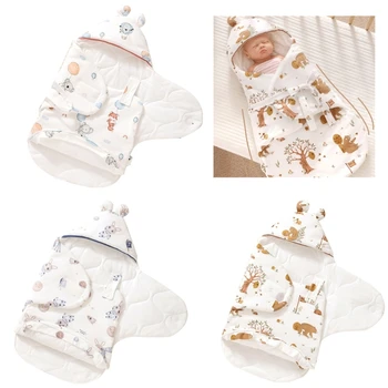 бебе пелени одеяло новородено памук обвивка меки & топло бебе спален чувал бебешки дрехи Lighweight одеяло за новородени