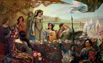 маслена живопис класическа фигура платно стена изкуство живопис за хол женски портрети хубави момичета с принцеса с цветя