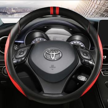 микрофибърна кожа за спортен автомобил за волана на Toyota CHR C-HR Висококачествени автоаксесоари