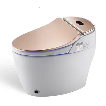 моден хотел дом розово злато комод тоалетни керамични интелигентни интелигентна баня тоалетна