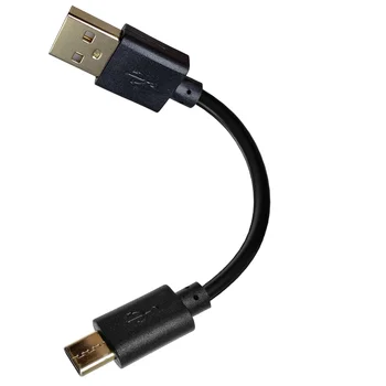  позлатяване C-тип към USB 2.0 мъжки, подходящ за 3A меден кабел за данни за телефони, таблети и компютри с Android 10CM