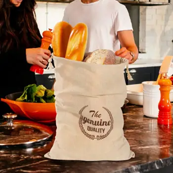 с шнур естествен занаятчийски буле хляб бельо чанти бельо хляб джобове екологично чисти за храна