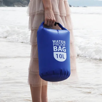 суха чанта 30D найлон ултралек плаващи плуване отломки дрехи спален чувал чанта за съхранение водоустойчив плуване къмпинг спортна чанта