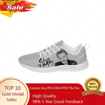 френски Джони Холидей Високи маратонки мъжки дамски тийнейджър ежедневни платнени обувки платно обувки за бягане 3D печат лека обувка