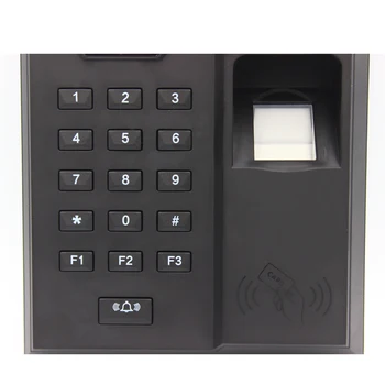 цифров пръстов отпечатък 125Khz RFID Контрол на достъпа Работно време Парола заключване пръстов отпечатък заключване интегриран ключ на машината 500 потребител