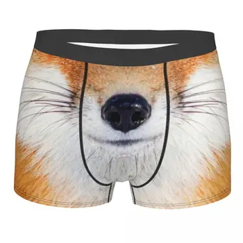червена лисица лице бельо мъжки печатни потребителски животински модел 3D печат боксерки слипове шорти бикини дишаща долни гащи